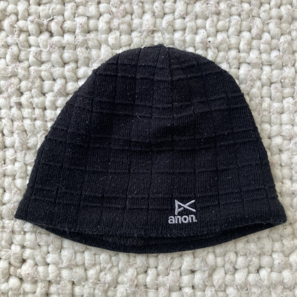 Anon Black One Size‎ Cap Beanie Hat Skater Grunge
